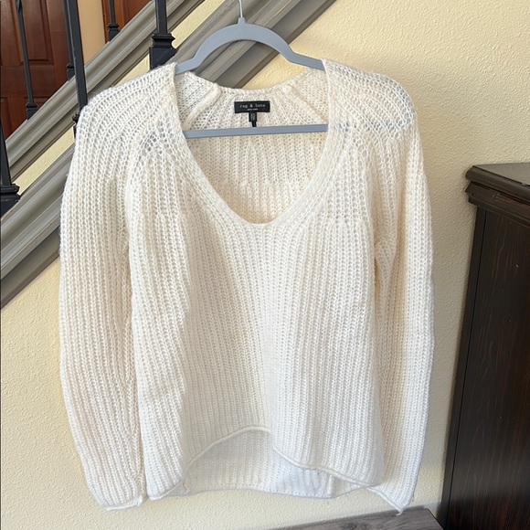 Rag & Bone XS Women's White/Cream Knit Sweater - Picture 4 of 11